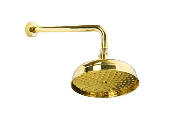 Встроенный верхний душ (20см) Boheme Imperiale 411 цвет: Золото