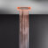 Встраиваемая душевая система 35х35см, тропический ливеньи хромотерапия, пульт упр. держатель.треб ист питания на 12B, Afilo Gessi цвет: Mirror Steel - 57018#238