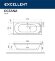 Акриловая ванна Oceana Slim 180x80 с гидромассажем Excellent, WAEX.OCE18S.LINE.BR