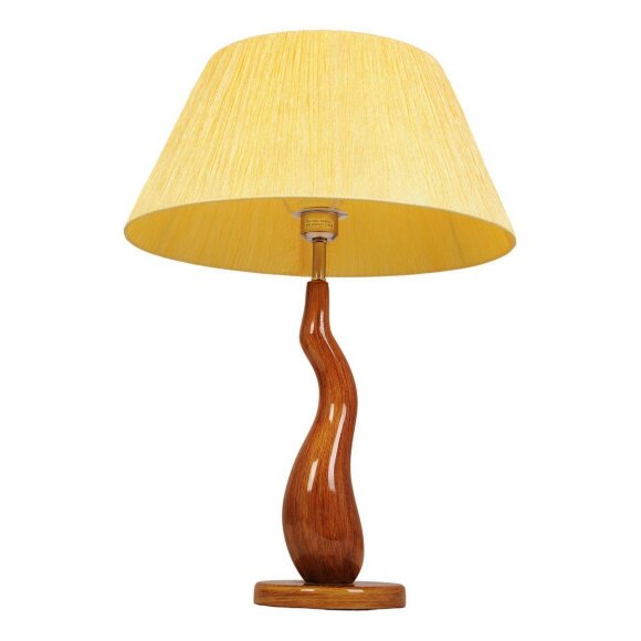 Настольная лампа Charlotte модерн MT68477, Abrasax цвет: кофейный