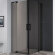 Душевой уголок SLIDER Черный матовый Cezares - SLIDER-A-2-100/110-BR-NERO