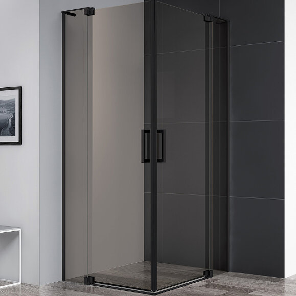 Душевой уголок SLIDER Черный матовый Cezares - SLIDER-A-2-100/110-BR-NERO