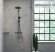Hansgrohe душевая система с термостатом, Croma Select S, матовый черный арт. 26891670