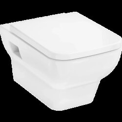 Hansgrohe унитаз подвесной с сиденьем без микролифта, CreekTide Q, глянцевый белый арт. 60203450