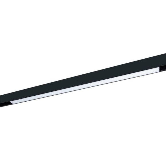Трековый светодиодный светильник, вид современный Linea Arte Lamp цвет:  черный - A4673PL-1BK