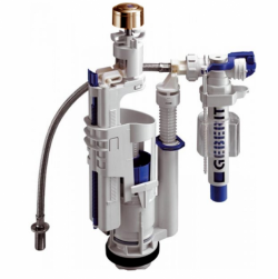 Механизм двойного смыва GEBERIT, нижний подвод воды KERASAN Комплектующие Kerasan, 7509K1 цвет: золото