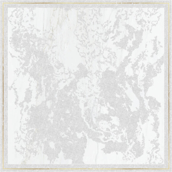 Decor Solitaire Rosone Pav.  Gold- White Lapp/Rett 60x60 BRENNERO арт.  УТ-00010747
