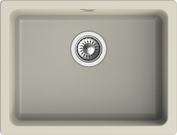 Кухонная мойка Berkana 560x430, 1 чаша, Rivelato, BK-50 topazio цвет: бежевый