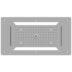 RGW Верхний душ SP-71 хром нержавеющая сталь арт. 21140271-01