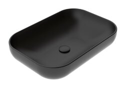 Раковина накладная GSG Easy EALAVRE60003, цвет: черный