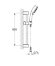 Душевой гарнитур, хром GROHE New Tempesta Cosmopolitan арт. 27787000