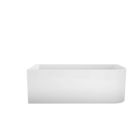BelBagno Акриловая ванна 170x73, угловая, полукруглая, белая, арт. BB712-1700-730-L