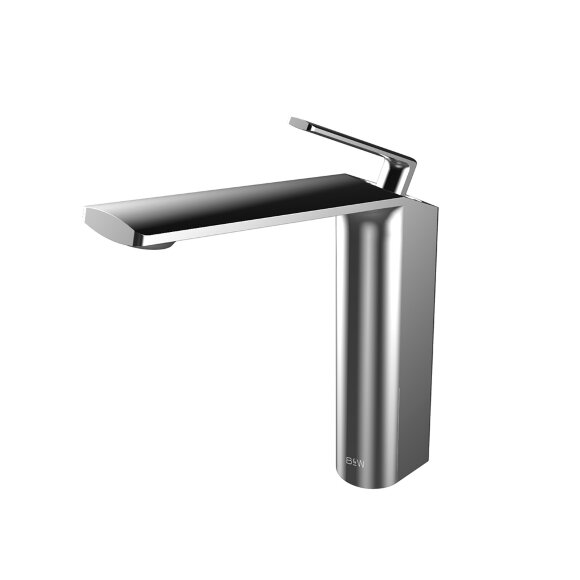 Смеситель для раковины, GF-7204-С, Chrome, Black&White арт. 7204С