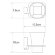 Подстаканник одинарный Leine K-5028WHITE  WasserKRAFT цвет: Хром