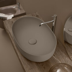 Раковина 60х40 см, без отв., накладная KERASAN Nolita, 534381*0 цвет: коричневый орех Раковина 60х40 см, без отв., накладная KERASAN Nolita, 534381*0 цвет: коричневый орех