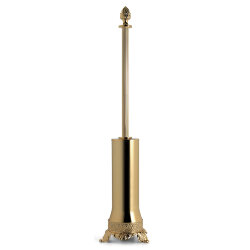 3SC Туалетный ёршик напольный, ручка Queen,  Bally цвет: золото арт. FSS17/01GD