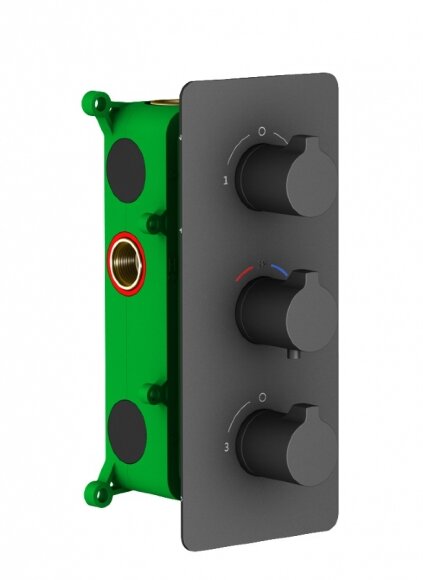 Timo Душевая система  Petruma Черный арт. SX-5149/03SM