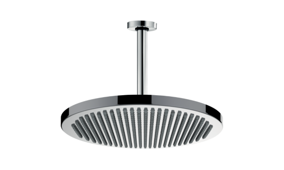 Верхний душ 280 мм, с потолочным кронштейном 300 мм, Apice Bossini, H31430G.030 цвет: хром
