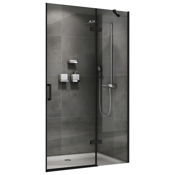 Душевая дверь Zart 1200мм, Черный, ABBER арт. AG08120B