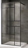 Душевая перегородка Immer Offen 900мм, Черный, ABBER арт. AG63090B