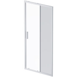 Душевая дверь 110 профиль хром матовый стекло тонированное-прозрачное AM.PM Gem арт. W90G-110-1-195MG