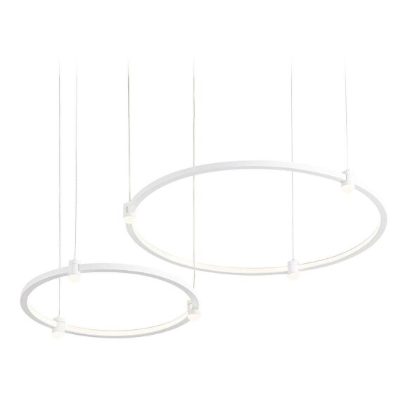 Подвесной светодиодный светильник Comfort Line хай-тек FL5521, Ambrella light цвет: белый