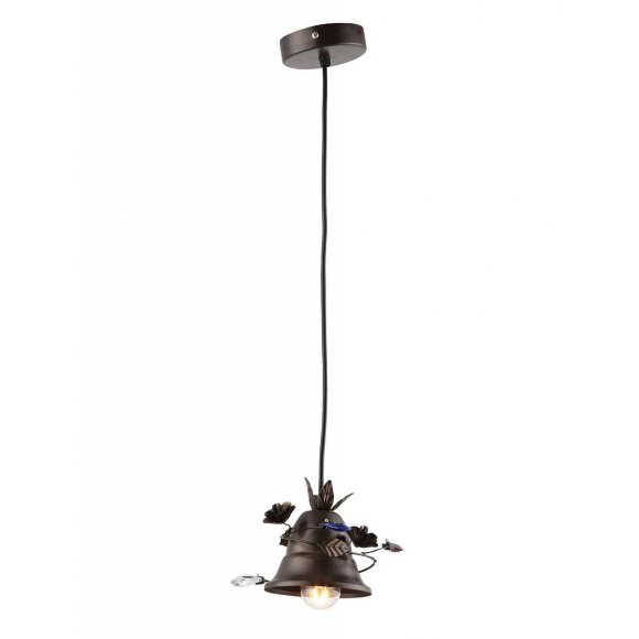 Подвесной светильник, вид ретро Bells Arte Lamp цвет:  коричневый - A1795SP-1RI