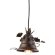 Подвесной светильник, вид ретро Bells Arte Lamp цвет:  коричневый - A1795SP-1RI
