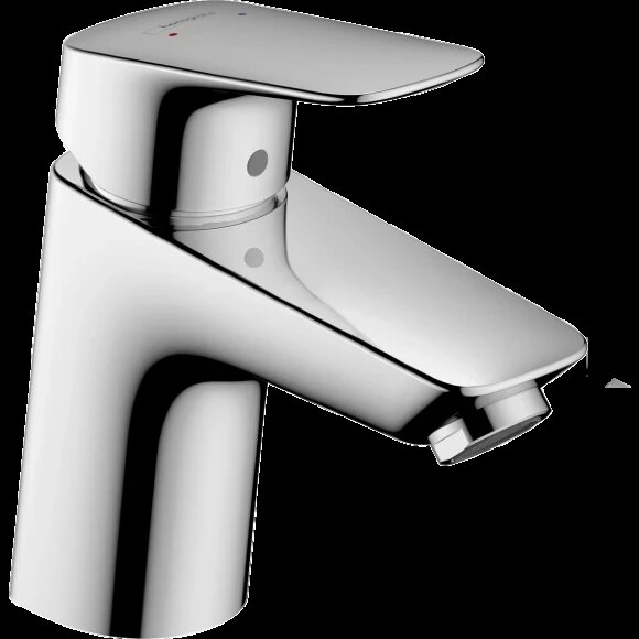 Hansgrohe смеситель для раковины 70 с металлическим сливным гарнитуром, Logis, глянцевый хром арт. 71170000