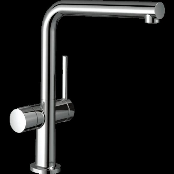Hansgrohe смеситель для кухни, с запорным вентилем, Talis M54, глянцевый хром арт. 72827000