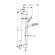 Hansgrohe душевой гарнитур Vario со штангой 65см, Crometta, матовый хром арт. 26534400