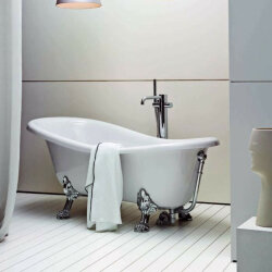 Ванна отдельностоящая 170х76х59см белая VASCHE AZZURRA арт. V113Bbi/cr