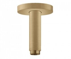 Hansgrohe душевой кронштейн S потолочный 100 мм, Rainfinity, матовая бронза арт. 27393140
