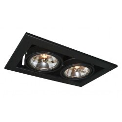 Встраиваемый светильник, вид модерн Technika Arte Lamp цвет:  черный - A5930PL-2BK