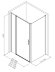 Душевой уголок 160x80 Priority Allen Brau 3.31039.BBA + 3.31042.BBA цвет: черный браш