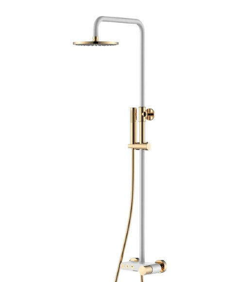 Стойка для душа STICK WHITE TOUCH GOLD арт. 128-WG.2 цвет: Белый