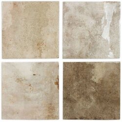 Керамическая плитка ENAMEL SQUARE TRUFFLE 12,5x12,5 см DNA Tiles  арт. 123080