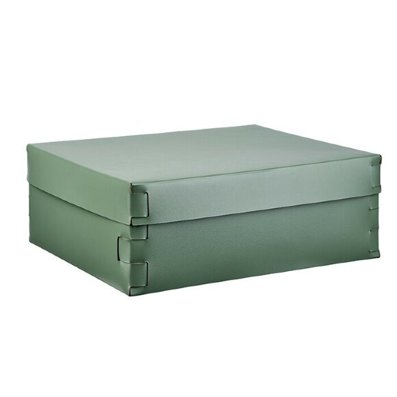 Коробка Snob ADJ Италия, 36x30xH13,5 цвет: эвкалипт (небесный) арт. 3630.60/50