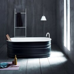 Ванна отдельностоящая 171х72.6х63.5 см, Vieques Agape, серый матовый - MET0433WUZ