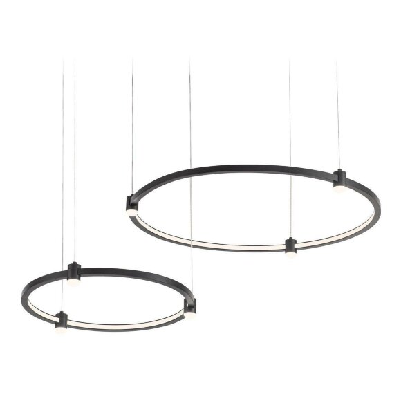 Подвесной светодиодный светильник Comfort Line хай-тек FL5525, Ambrella light цвет: черный