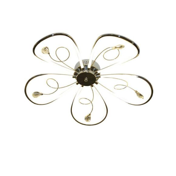 Потолочный светодиодный светильник Line Classic модерн LC575, Ambrella light цвет: хром