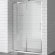 RGW Душевая дверь SV-13 140 профиль хром стекло прозрачное алюминий, стекло арт. 06321314-11