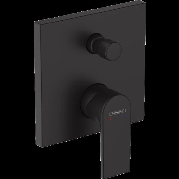 Hansgrohe смеситель для ванны скрытого монтажа, Vernis Shape, матовый черный арт. 71469670