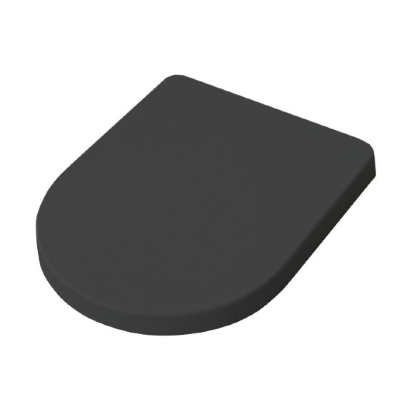 Сиденье для унитаза с микролифтом, ARTCERAM File 2.0 - FLA002 03 nero Акция, цвет: Черный
