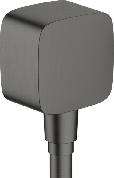 Hansgrohe шланговое подключение с клапаном обратного тока, FixFit, матовый серый арт. 26457340