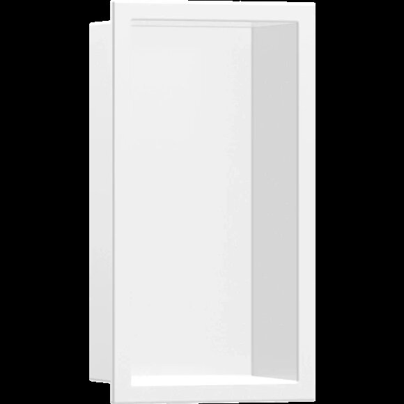 Hansgrohe настенный короб с интегрированной рамой, 30х15х10 см, XtraStoris Original, матовый белый арт. 56057700