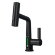 Смеситель для раковины, LED temperature display, SD3027B, Matt Black, Black&White арт. 3027B