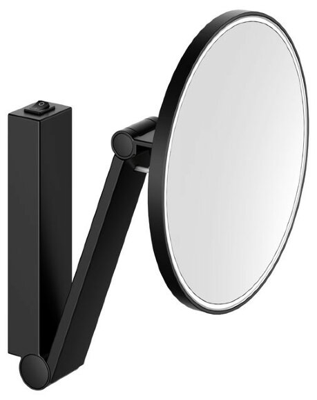 Keuco Косметическое зеркало с подсветкой, Ilook move, 17612 379004 цвет: черный матовый