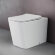 Напольный приставной унитаз Cubic Rimless Ceramica Nova (белый) CN1809