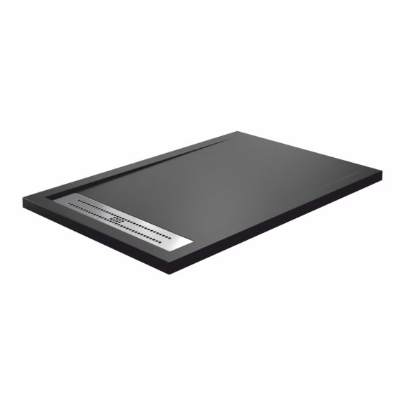 Душевой поддон Abens 20T07 4x120 прямоугольная WasserKRAFT цвет: Черный